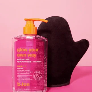 B.TAN glow your own way bundle tanning kit with mitt