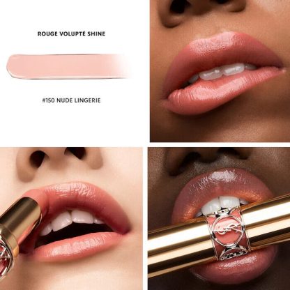 Yves Saint Laurent YSL Volupté Shine Lipstick Balm - 150 Nude Lingerie - Imagen 3
