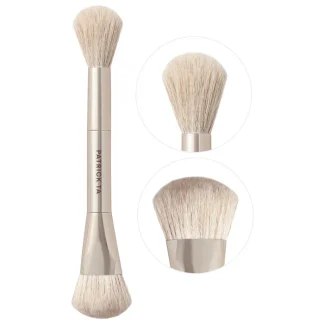 PATRICK TA  Dual Ended Precision Blush Brush