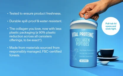 Vital Proteins Collagen Peptides Powder, Unflavored 1.5lb - Imagen 4