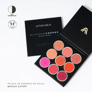 ATENEA PALETA DE RUBORES BLUSHED CHEECKS