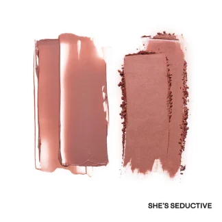 PATRICK TA  Major Headlines Double-Take Crème & Powder Blush Duo - She's Seductive - warm mauve rose