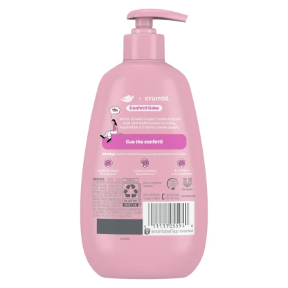 Dove Bizcocho de Confeti Líquido Hidratante para Lavar a Mano, 12 oz - Imagen 3
