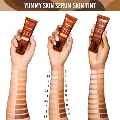 Danessa Myricks Beauty  Yummy Skin Soothing Serum Skin Tint Foundation with Peptides + Ceramides - Imagen 6