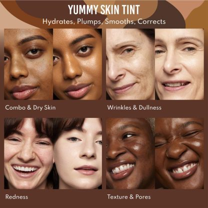 Danessa Myricks Beauty  Yummy Skin Soothing Serum Skin Tint Foundation with Peptides + Ceramides - Imagen 3