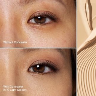 HAUS LABS BY LADY GAGA  Triclone Skin Tech Hydrating + De-puffing Concealer with Fermented Arnica - 10 Light Golden - light with yellow or olive undertones