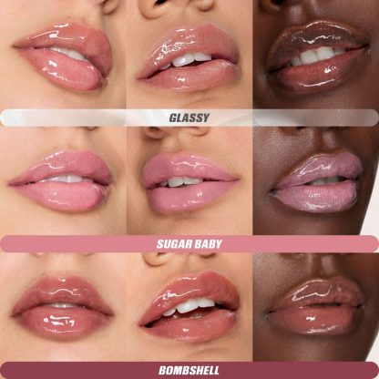 HUDA BEAUTY  Mini Glossiest Lip Gloss Set - Imagen 4