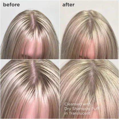 Briogeo  Style + Treat Non-Aerosol & Talc-Free Dry Shampoo Powder Puff 15GT - Imagen 7