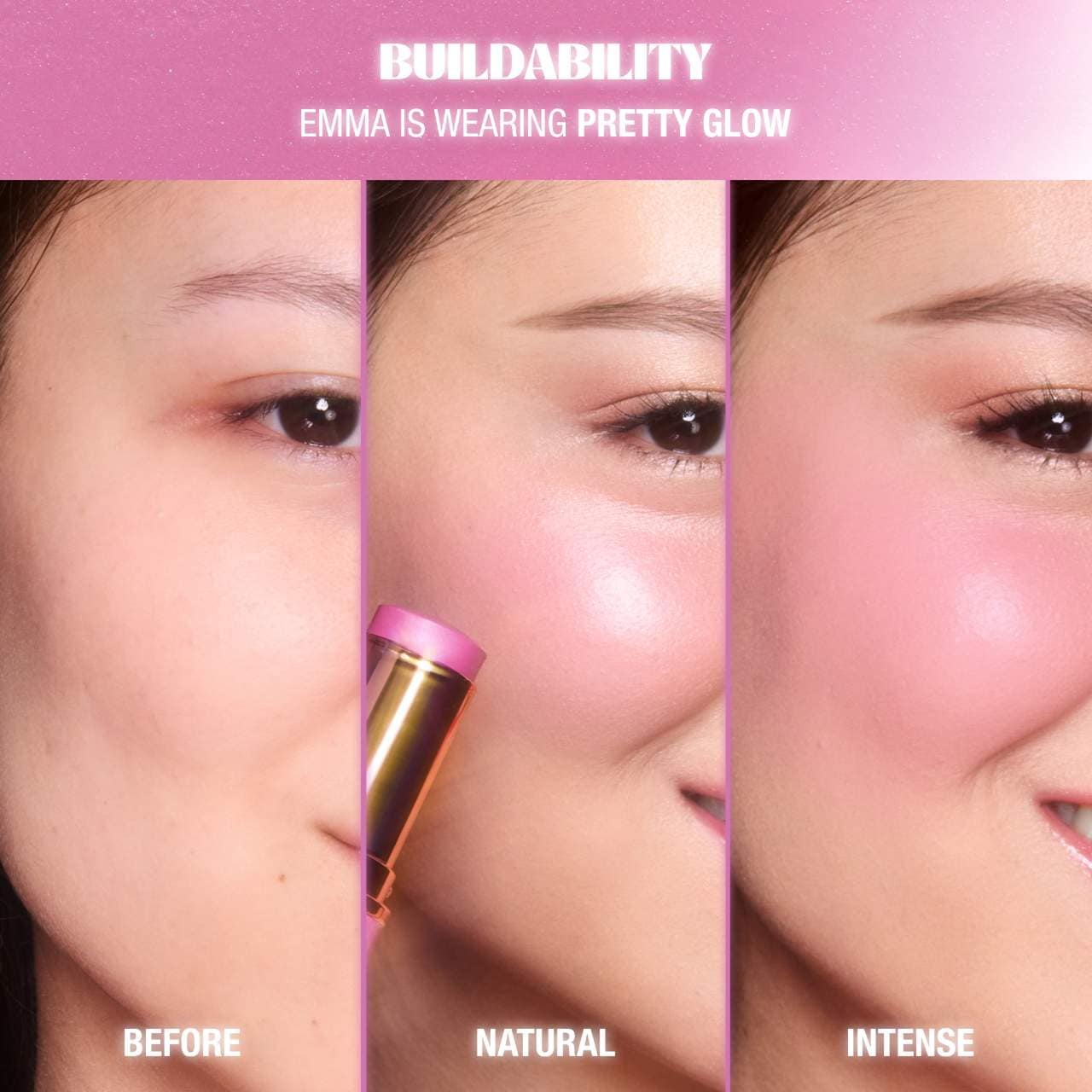 Charlotte Tilbury Unreal Lip + Cheek Glow Blush Stick with Hyaluronic Acid - Imagen 3