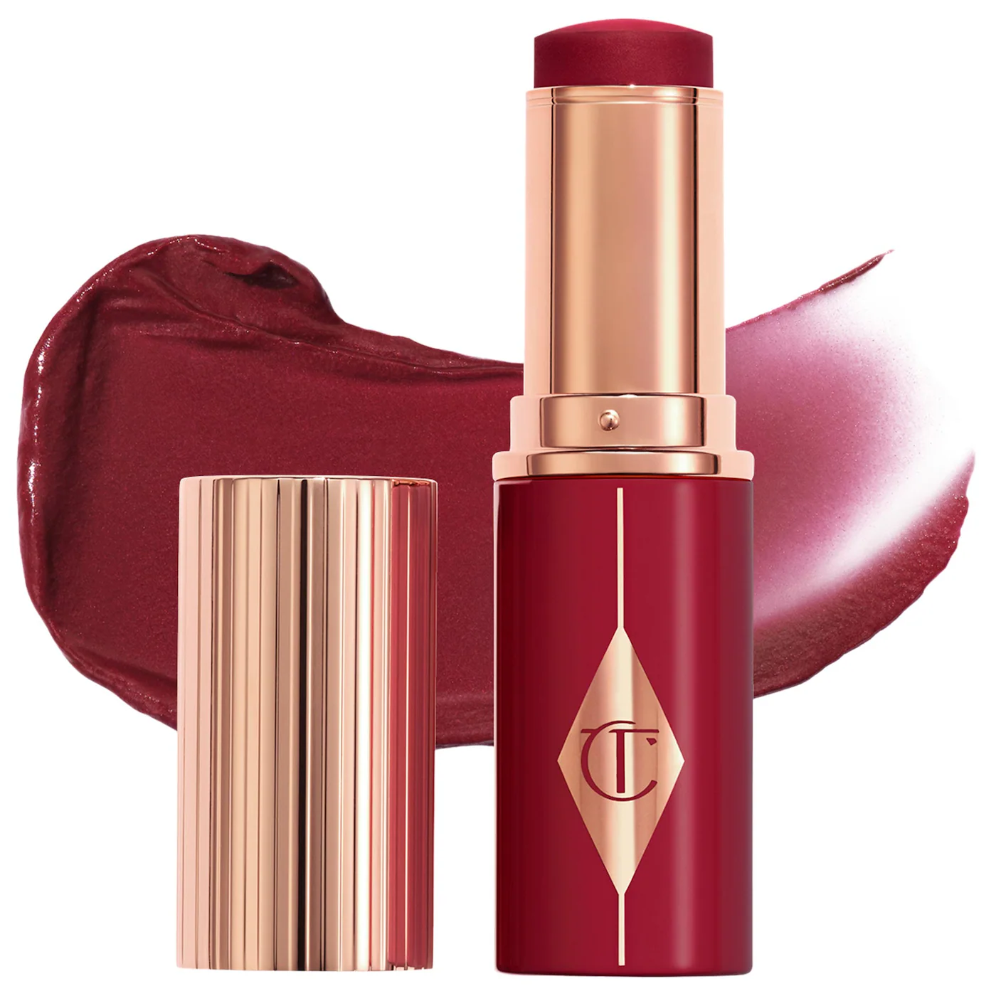 Charlotte Tilbury Unreal Lip + Cheek Glow Blush Stick with Hyaluronic Acid - Imagen 22