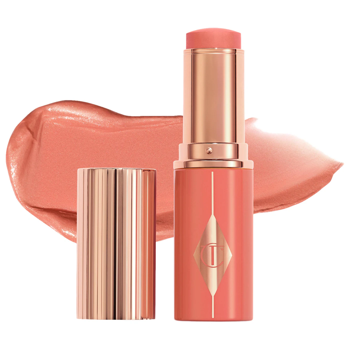 Charlotte Tilbury Unreal Lip + Cheek Glow Blush Stick with Hyaluronic Acid - Imagen 20