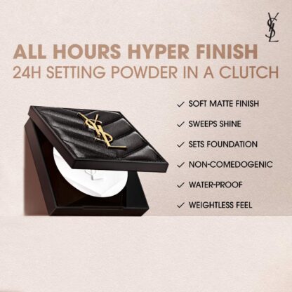 YSL All Hours Hyper Finish 24H Multi-Use Natural Matte Powder - Imagen 3