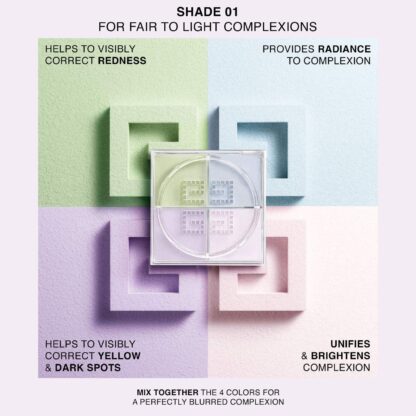 Givenchy  Prisme Libre Illuminating & Color Correcting Loose Powder 01 - Imagen 4