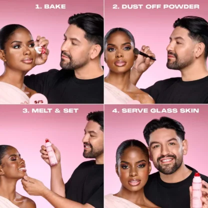 ONE/SIZE by Patrick Starrr  Powder Melt Glass Setting Spray - Imagen 4
