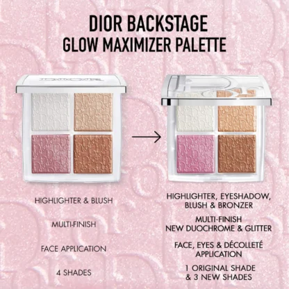 DIOR  Backstage Glow Maximizer Face Palette 003 - Imagen 4