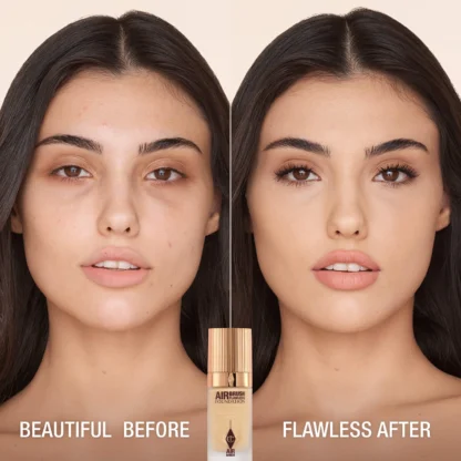 Charlotte Tilbury  Airbrush Flawless Blurring & Matte Full Coverage Foundation - Imagen 11