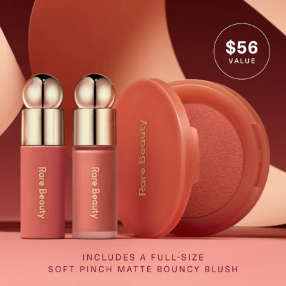 Rare Beauty by Selena Gomez  Soft Pinch Cheek & Lip Trio Makeup Gift Set - Imagen 10