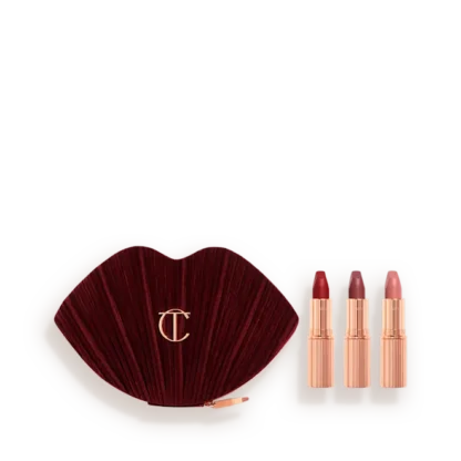 Charlotte Tilbury HOT LIPS BAG MAKEUP BAG & LIP KIT