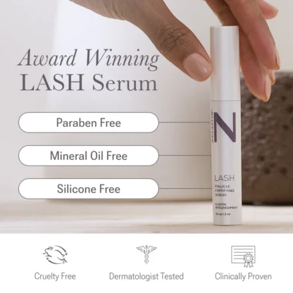 Nulastin Lash Follicle Fortifying Serum, 0.1 oz (full-size) - Imagen 5