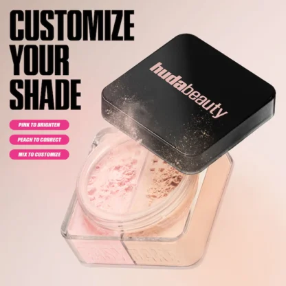 HUDA BEAUTY  Easy Bake Loose Powder Brightening + Correcting Duo - Imagen 5