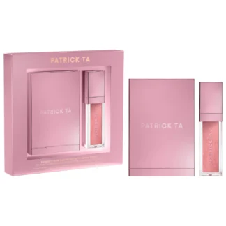 PATRICK TA  Patrick's Glow and Gloss Set: Major Headlines Blush Duo and Lip Gloss Makeup Gift Set