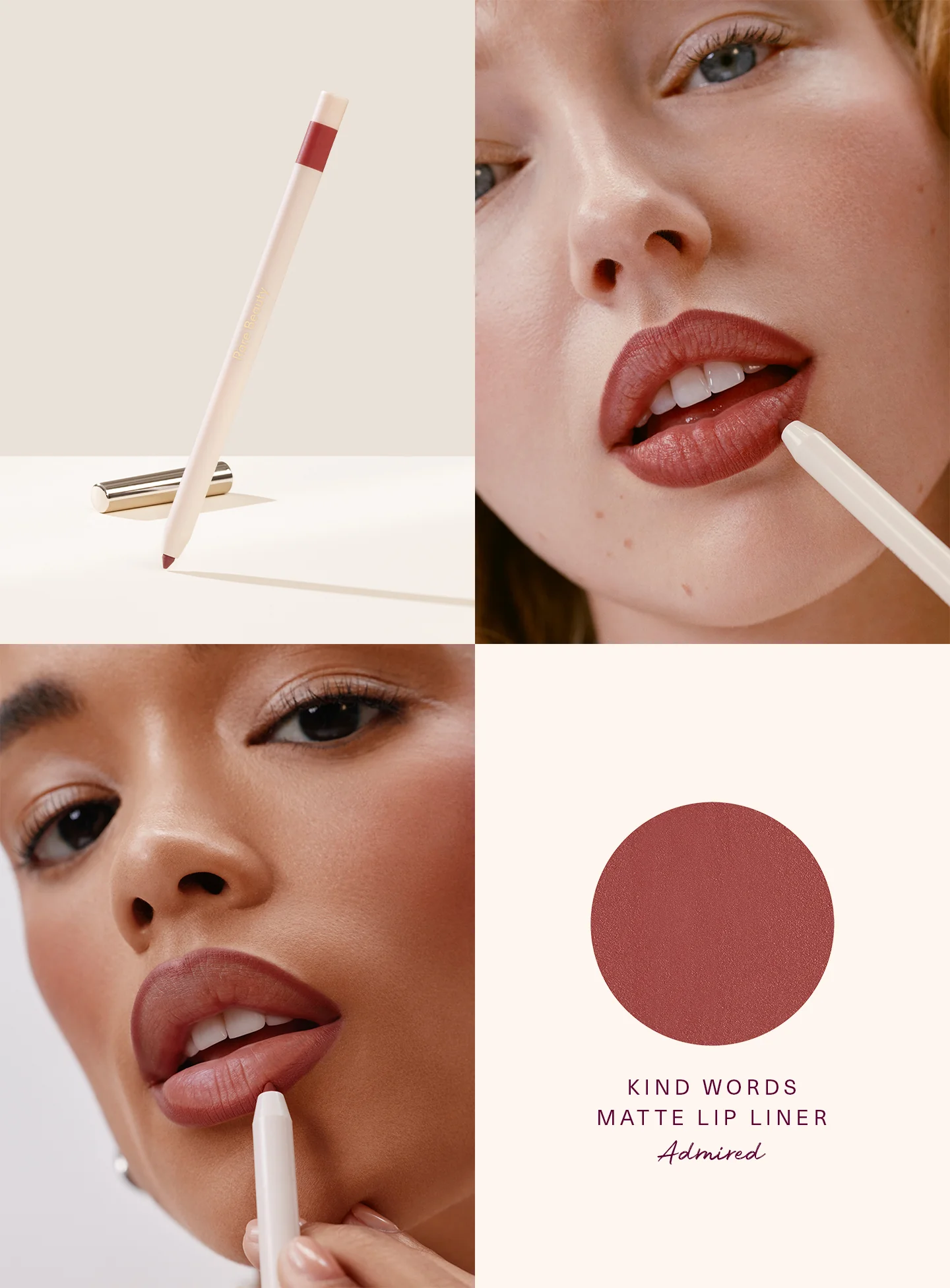 RARE BEAUTY Glass Effect Lip Liner & Gloss Duo - Imagen 2