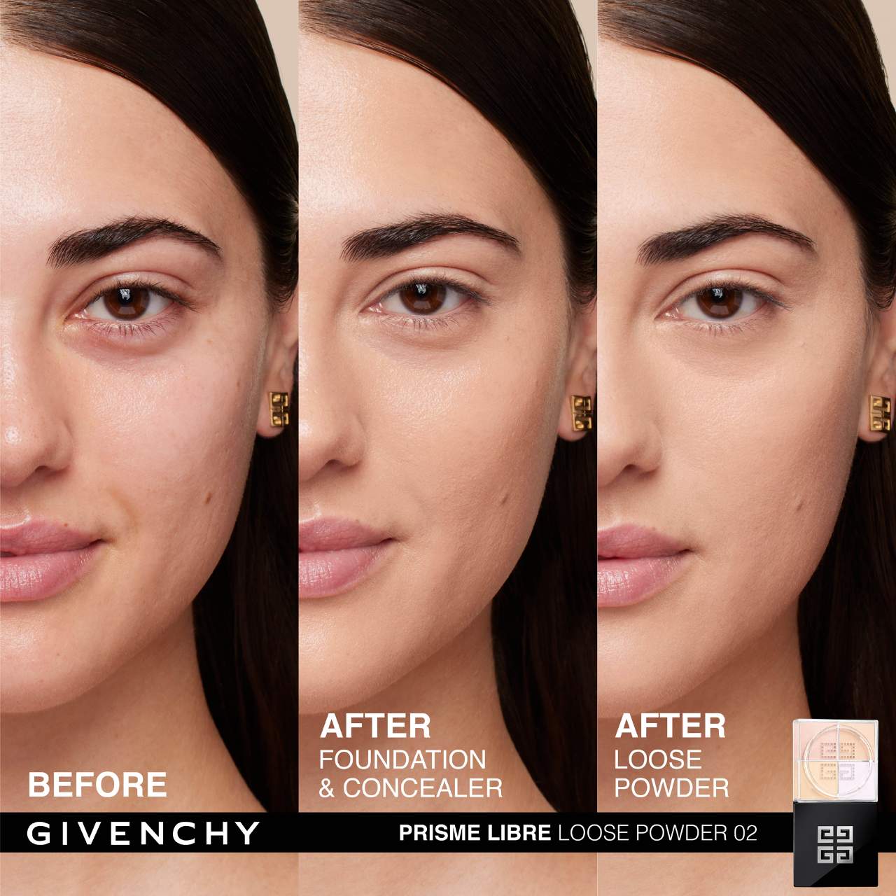Givenchy Prisme Libre Illuminating & Color Correcting Loose Powder 02 - Imagen 3