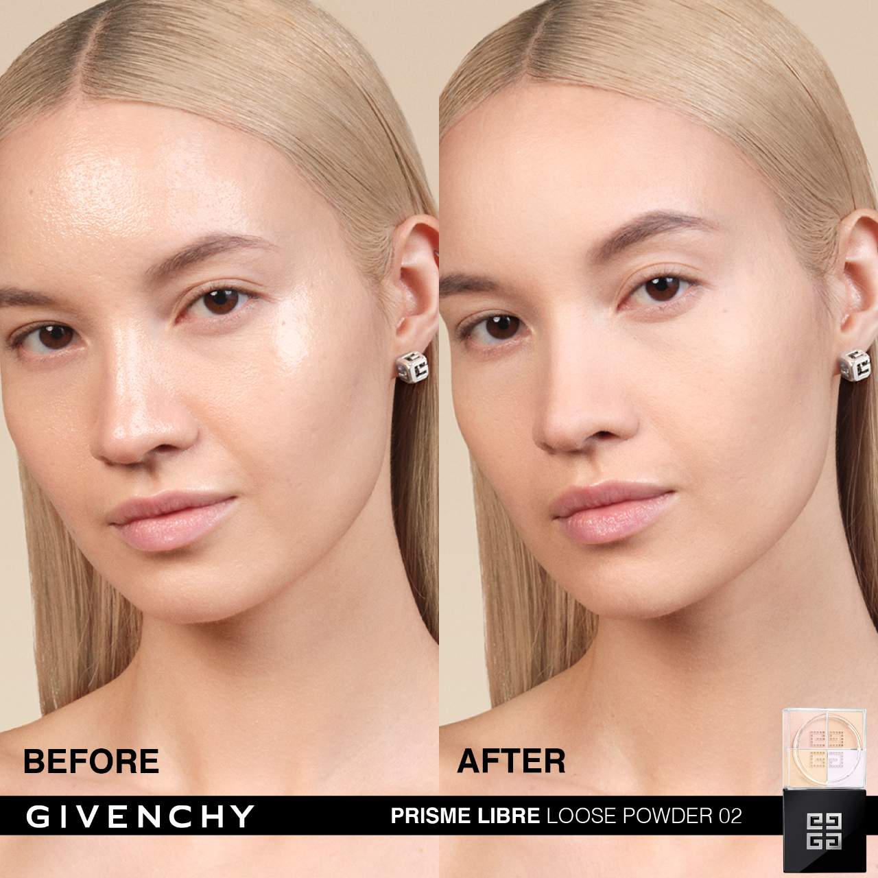 Givenchy Prisme Libre Illuminating & Color Correcting Loose Powder 02 - Imagen 4