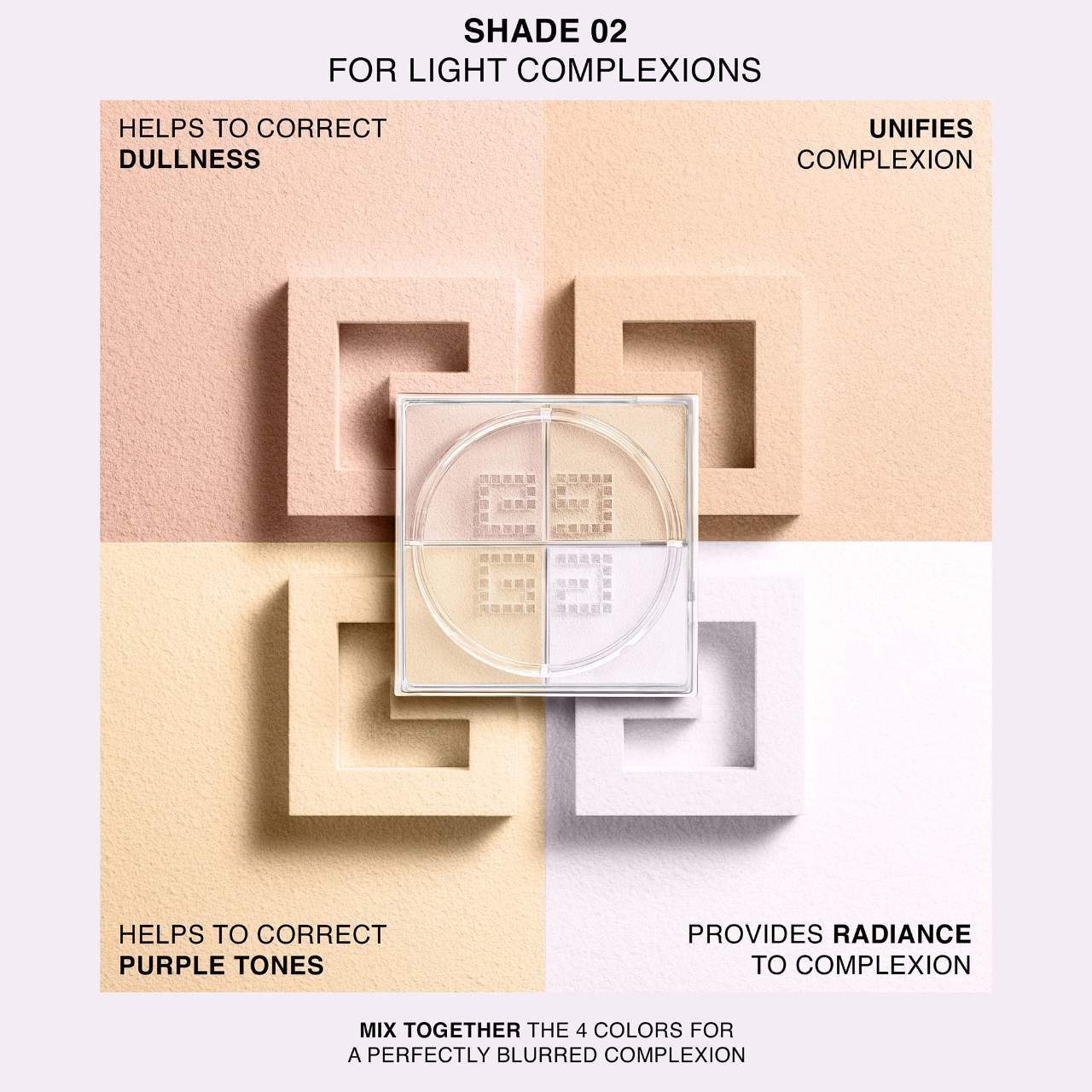 Givenchy Prisme Libre Illuminating & Color Correcting Loose Powder 02 - Imagen 2