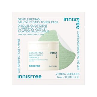 Innisfree Gentle Retinol Salicylic Daily Toner Pads 2-Pack