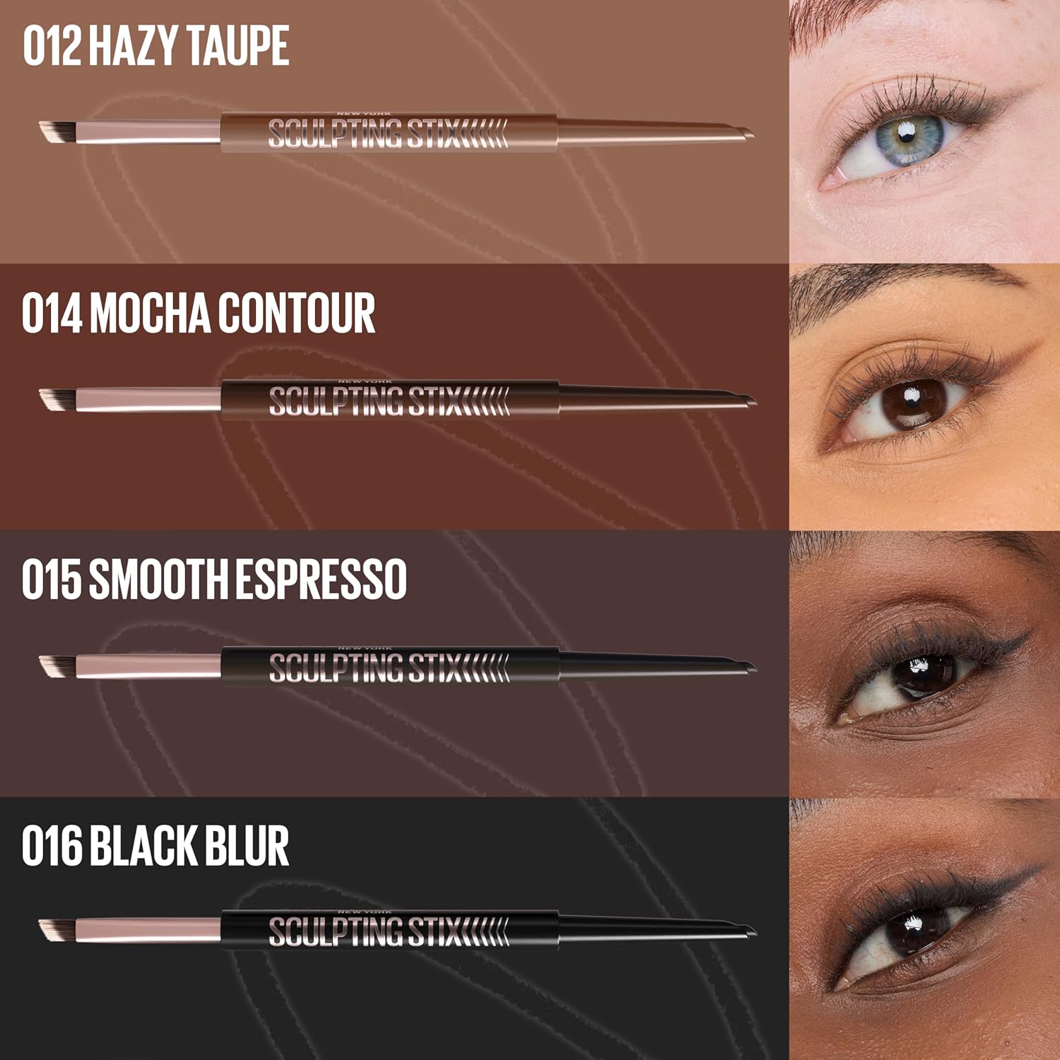 MAYBELLINE Sculpting Stix Delineador de ojos 2 en 1 - Imagen 2