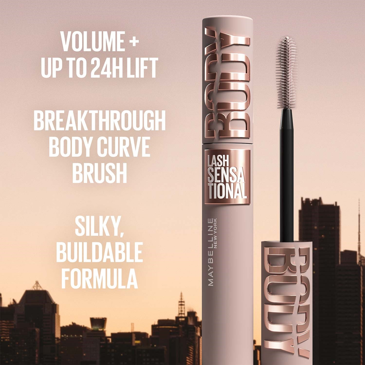 Maybelline Lash Sensational Body™ Full Volume Lifting Washable Mascara - Imagen 4