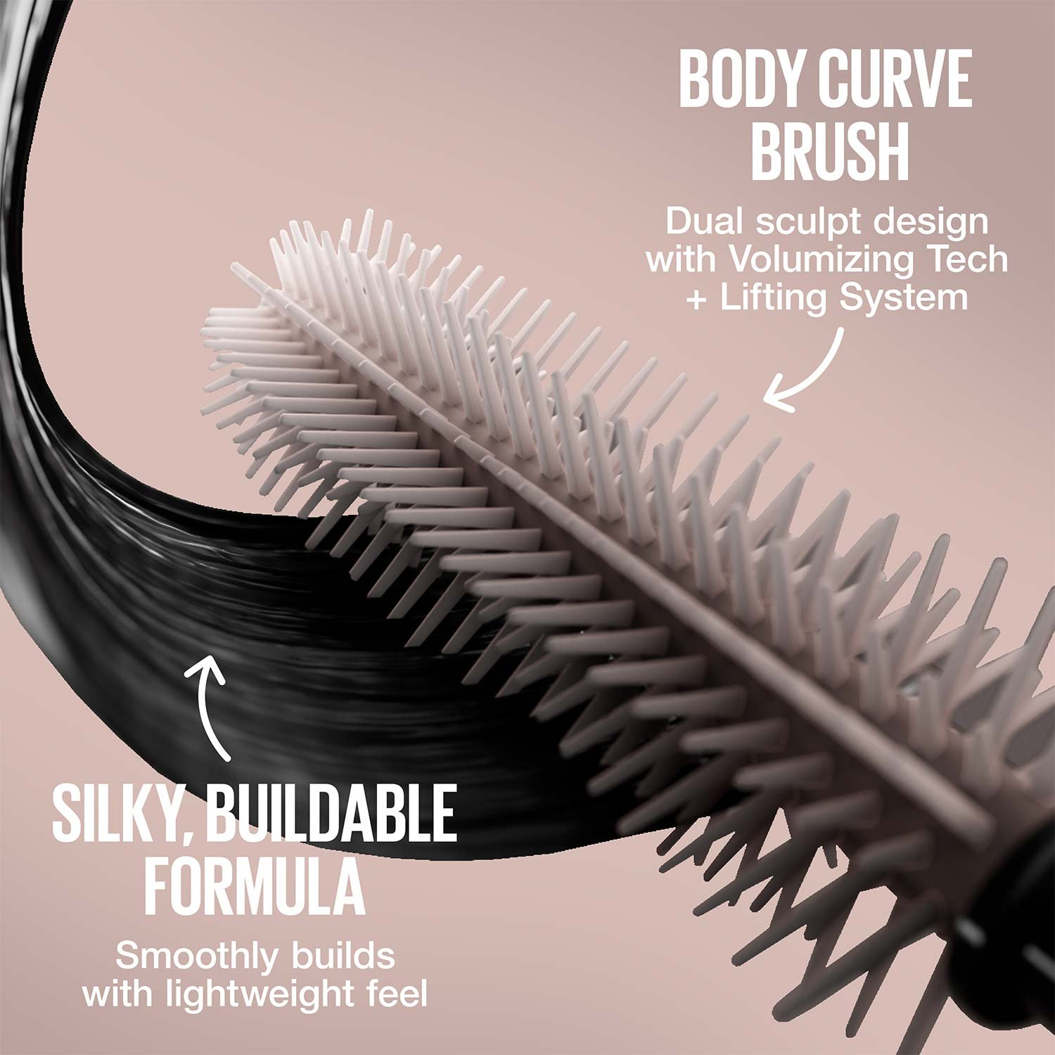 Maybelline Lash Sensational Body™ Full Volume Lifting Washable Mascara - Imagen 3