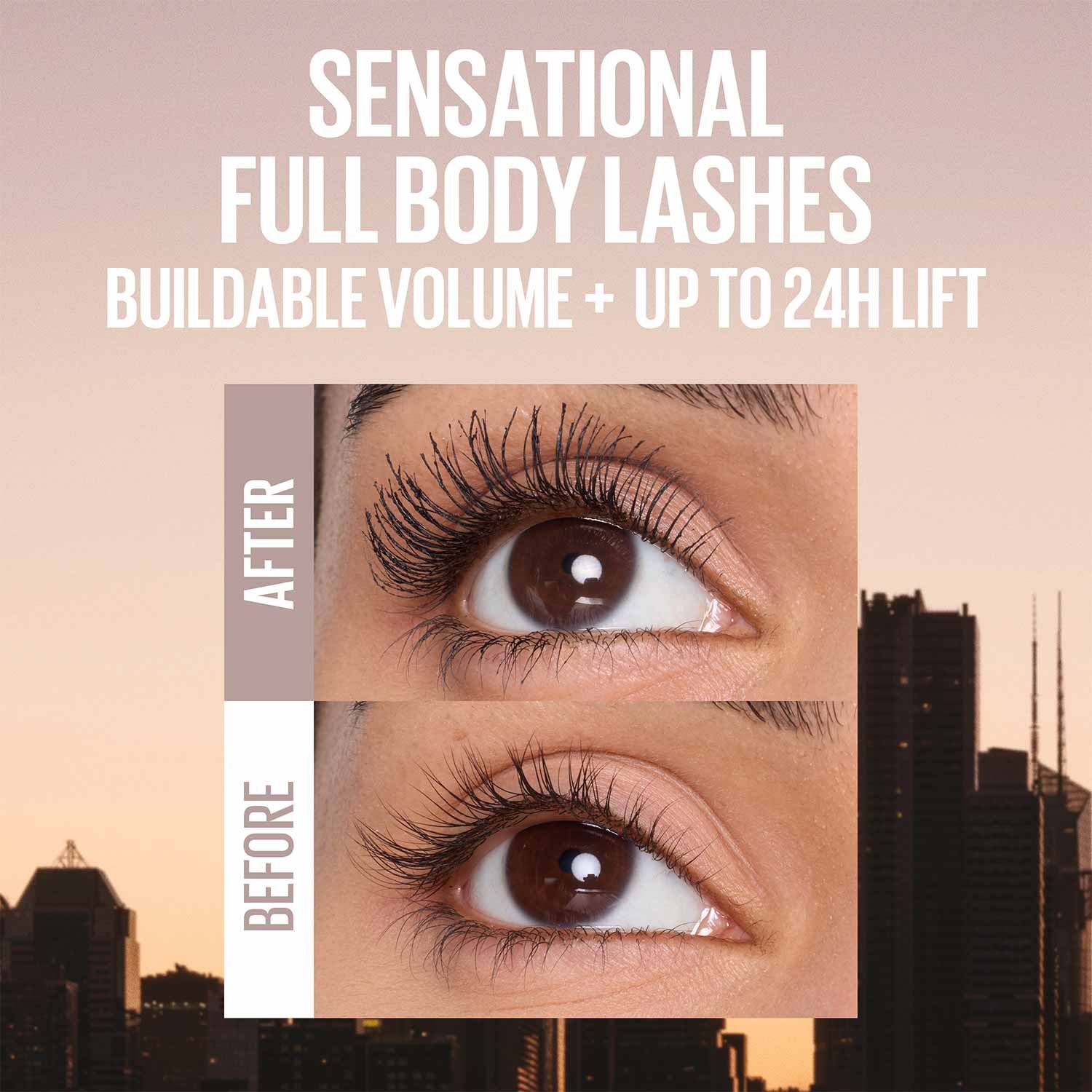 Maybelline Lash Sensational Body™ Full Volume Lifting Washable Mascara - Imagen 6