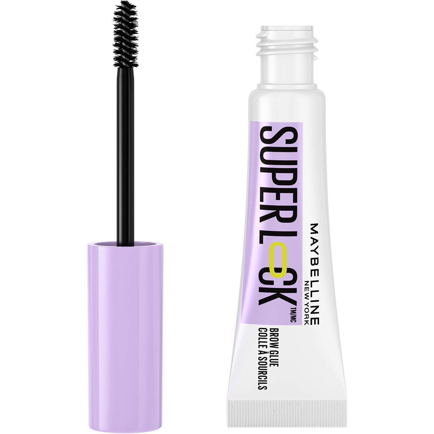 MAYBELLINE Super Lock™ Brow Glue Clear & Tinted Eyebrow Gel