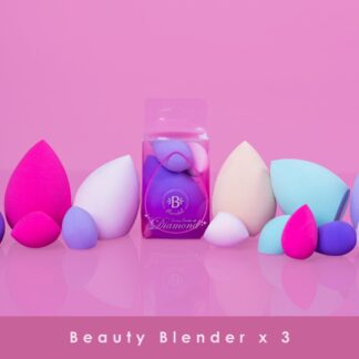 BLOOMSHELL Bl diamond set beauty blender x 3