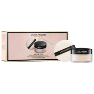Laura Mercier  Indulgent Icons Ultra-Blur Translucent Loose Setting Powder & Velour Puff Duo Gift Set
