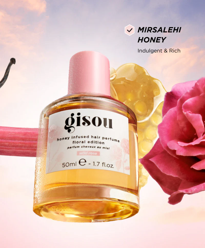GISOU Honey Infused Hair Perfume Wild Rose - Imagen 2