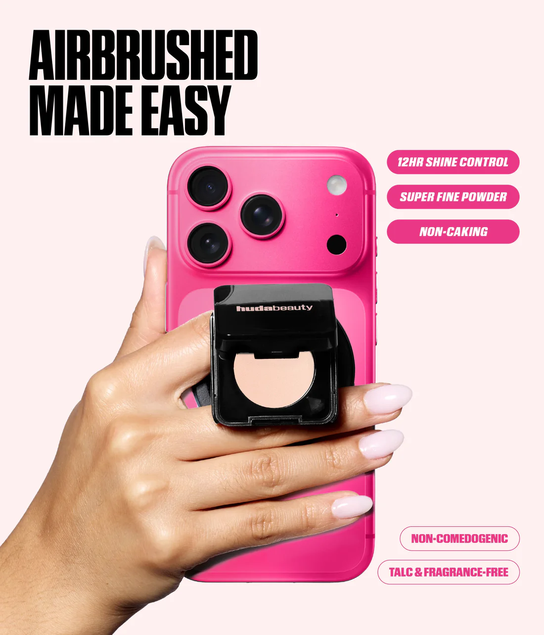 HUDA BEAUTY EASY BAKE PRESSED POWDER PHONE GRIP - Imagen 4